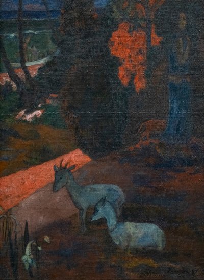 TARARI MARURU (maisema kahdella vuohen kanssa) tekijältä Paul Gauguin