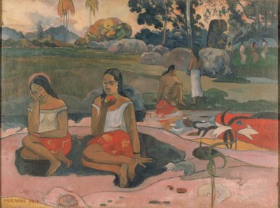 Tahitilainen:  Nave nave moe Pyhä kevät: Sweet Dreams tekijältä Paul Gauguin