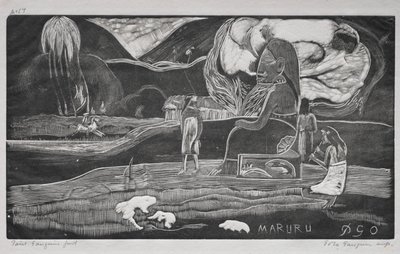 Tahitian-sarja: Jumalanpalvelus tekijältä Paul Gauguin