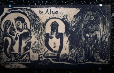 Te Atua (The Gods)finnish tekijältä Paul Gauguin