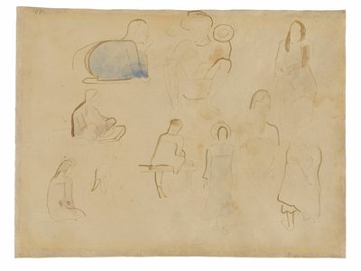 Kymmenen tutkimusta tahitilaisista hahmoista tekijältä Paul Gauguin