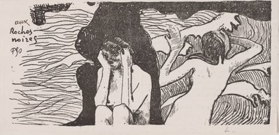 Mustat kalliot tekijältä Paul Gauguin