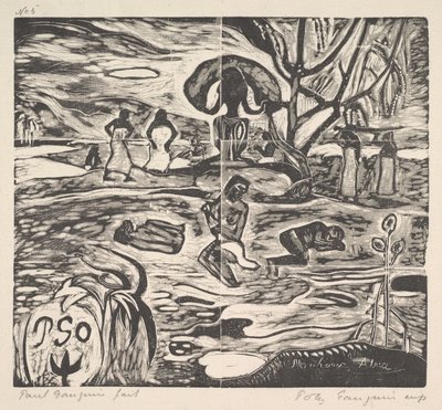 Jumalan päivä, 1894-95. tekijältä Paul Gauguin
