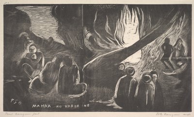 Paholainen puhuu, 1893-94. tekijältä Paul Gauguin