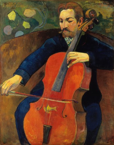 Der Violoncellist tekijältä Paul Gauguin