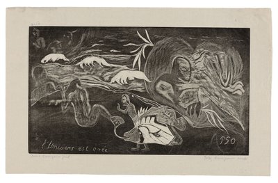 The Universe Is Being Created), Noa Noa Suite -levyltä. tekijältä Paul Gauguin