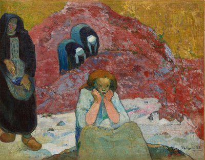 Viinin sato, Ihmisen kurjuus, 1888. tekijältä Paul Gauguin