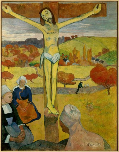Keltainen Kristus, 1889 tekijältä Paul Gauguin