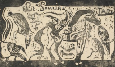 Le Souriren nimilehti Hymyn nimi, vuonna 1895 tai sen jälkeen. tekijältä Paul Gauguin