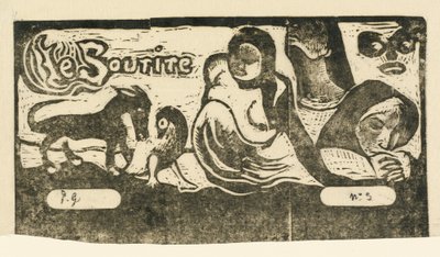 Le Souriren nimilehti Hymyn nimi, vuonna 1895 tai sen jälkeen. tekijältä Paul Gauguin