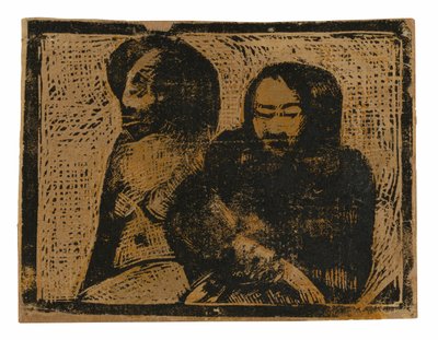 Kaksi maorilaista tekijältä Paul Gauguin