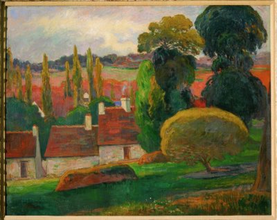 Une ferme en Bretagne tekijältä Paul Gauguin