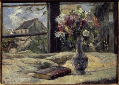Kukkimaljakko - Paul Gauguinin (1848-1903) maalaus, öljy kankaalle tekijältä Paul Gauguin