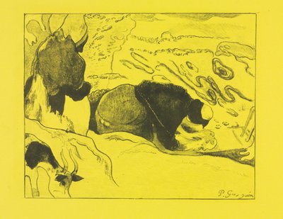 Volpini-sviitti: Pesujen pesurit, 1889. tekijältä Paul Gauguin