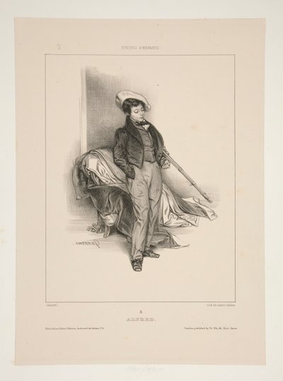 Alfred (Feydeau) tekijältä Paul Gavarni