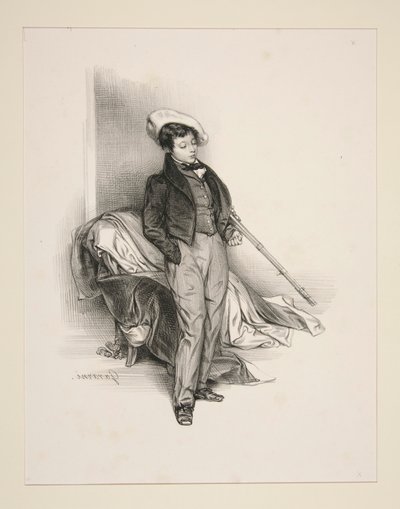 Alfred (Feydeau) tekijältä Paul Gavarni