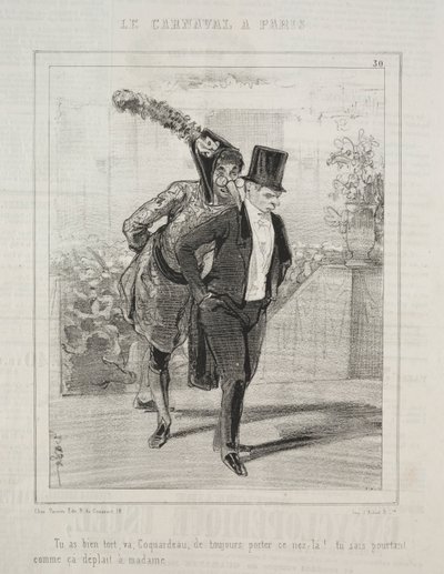 Karnevaali, 1841-1843. tekijältä Paul Gavarni