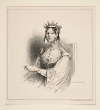 DUCHESS VUONNA 1400 tekijältä Paul Gavarni