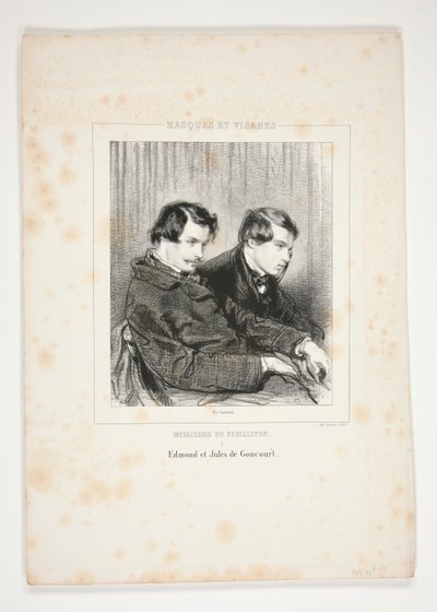 Edmond ja Jules de Goncourt tekijältä Paul Gavarni