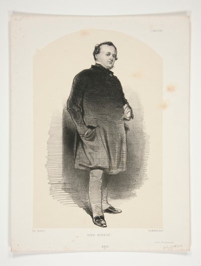 Henry Monnier tekijältä Paul Gavarni