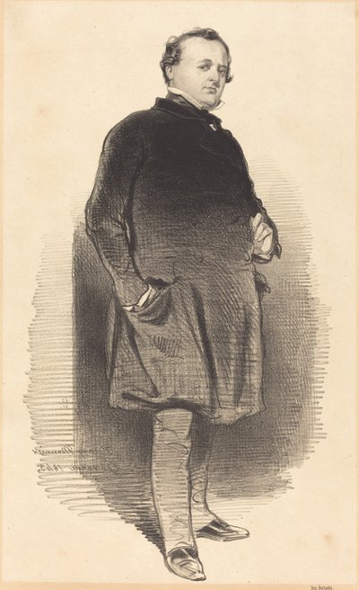 Henry Monnier tekijältä Paul Gavarni