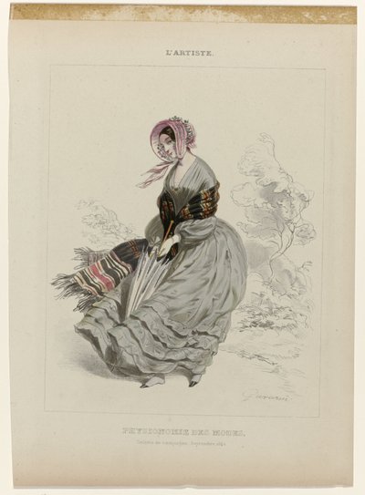 The Artist, Country Toilet, syyskuu 1840: Moodin fysiognomia. tekijältä Paul Gavarni