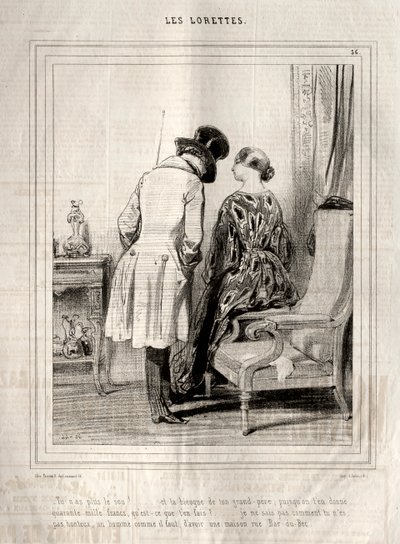 Loretteja tekijältä Paul Gavarni