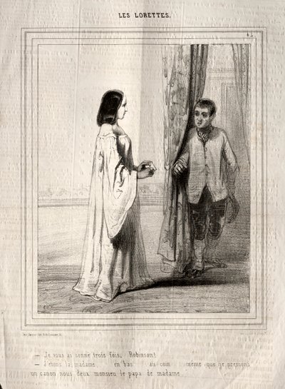 Loretteja tekijältä Paul Gavarni