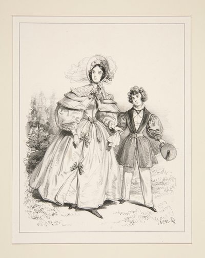 AAMUN NEGLIGEE. 1835. tekijältä Paul Gavarni