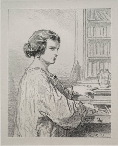 Par-ci, par-lá: Buduaari-avain avaa monia salaisuuksia, 1854-1856. tekijältä Paul Gavarni