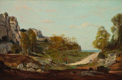 Maisema Saint-Andréssa, lähellä Marseillea tekijältä Paul Guigou