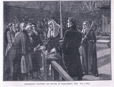 Parlamenttitalojen välinen konferenssi 1835 jKr tekijältä Paul Hardy