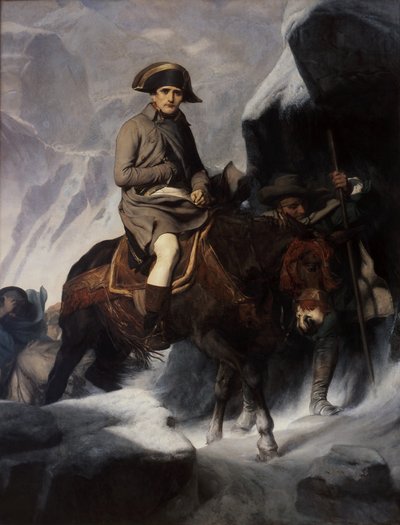 Bonaparte ylittää Alpit tekijältä Paul Delaroche