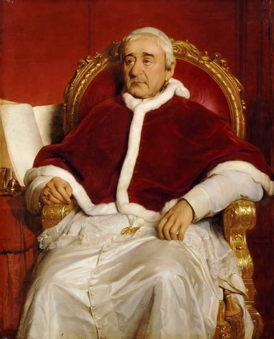 Paavi Gregorius XVI:n muotokuva 1765-1846 tekijältä Paul Delaroche