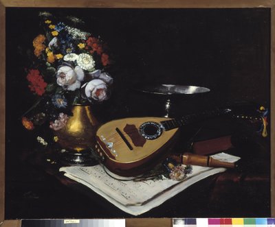 Asetelma mandoliinilla Paul Joretin maalaus (1800-luku) 1800-luku Pakollinen maininta: Kokoelman säätiön terveiset de Provence, Marseille tekijältä Paul Joret