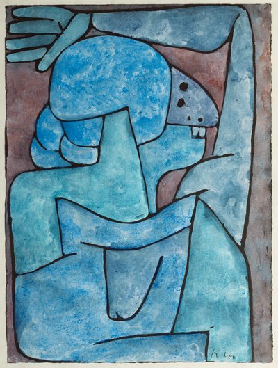 Lady-Slanderer (guassi) tekijältä Paul Klee