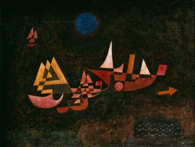 Abfahrt der Schiffe tekijältä Paul Klee
