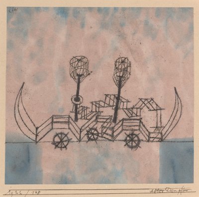 Vanha höyrylaiva tekijältä Paul Klee