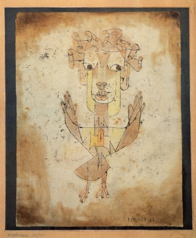 Uusi enkeli, 1920 tekijältä Paul Klee