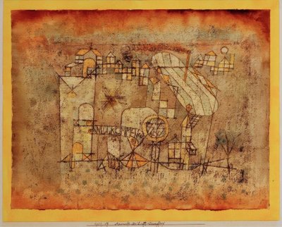 Ankunft des Luft = kosteuttajat tekijältä Paul Klee