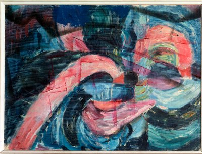 Saapuminen puron rannoille ja sillan rakentaminen - Maalaus tekijältä Paul Klee