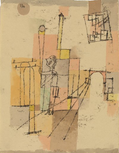 Ennen juhlia, 1920. tekijältä Paul Klee