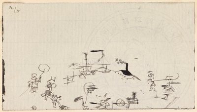 Busy Beach, 1926. tekijältä Paul Klee