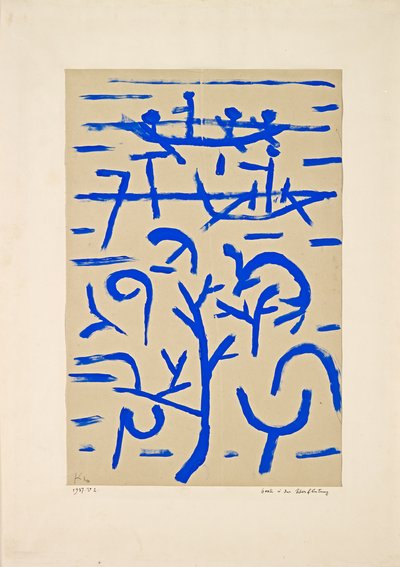 Veneitä tulvassa Veneitä tulvassa, 1937. tekijältä Paul Klee
