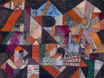 Kaupunki R, 1919. tekijältä Paul Klee