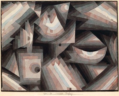 Crystal Gradation, 1921. tekijältä Paul Klee