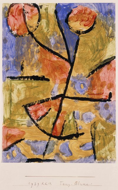 tanssi kukka; tanssi kukka tekijältä Paul Klee