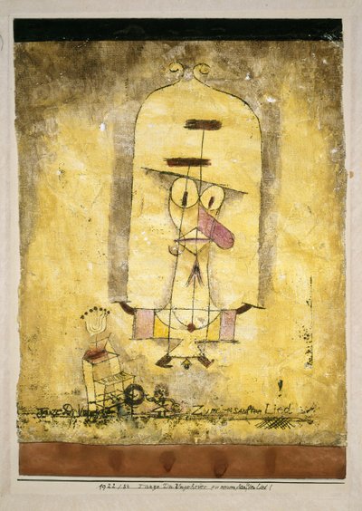 Dance You Monster my Soft Song!, 1922. tekijältä Paul Klee