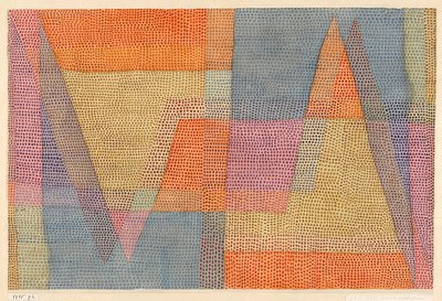 Valo ja terävyys. 1935, 102 (P 2) tekijältä Paul Klee