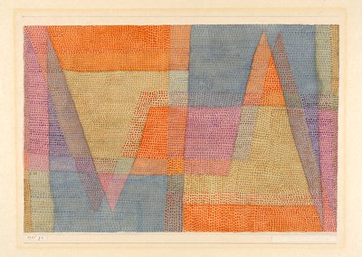 Das Licht und die Schärfen La lumière et les arêtes, 1935. tekijältä Paul Klee